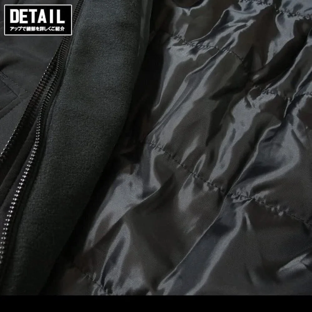Mens Men’s Water and Wind Resistant Hooded Coat from Fall Into Winter